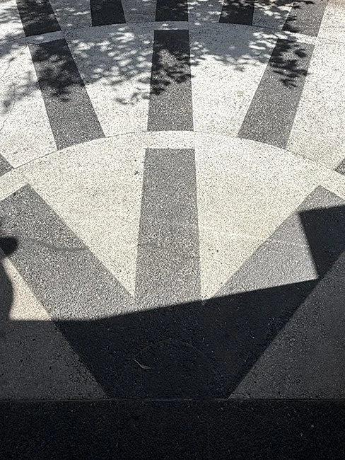 Sidewalk by artist Alexander Calder in New York City.