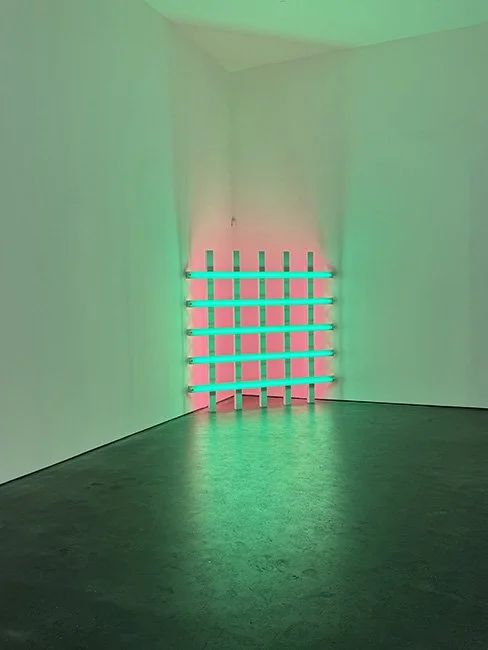 Grids by Dan Flavin at David Zwirner Gallery in New York City.