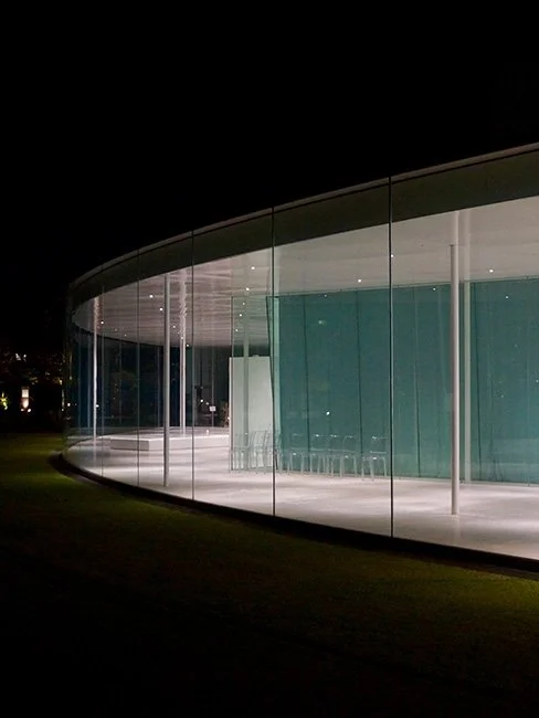 The 21st Century Museum of Contemporary Art Kanazawa by SANAA architects in Kanazawa, Japan.