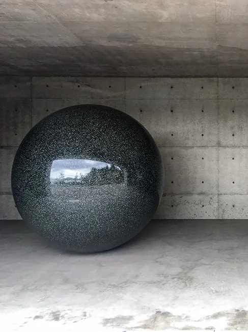 Seen/Unseen Known/Unknown by artist Walter De Maria in Naoshima, Japan.