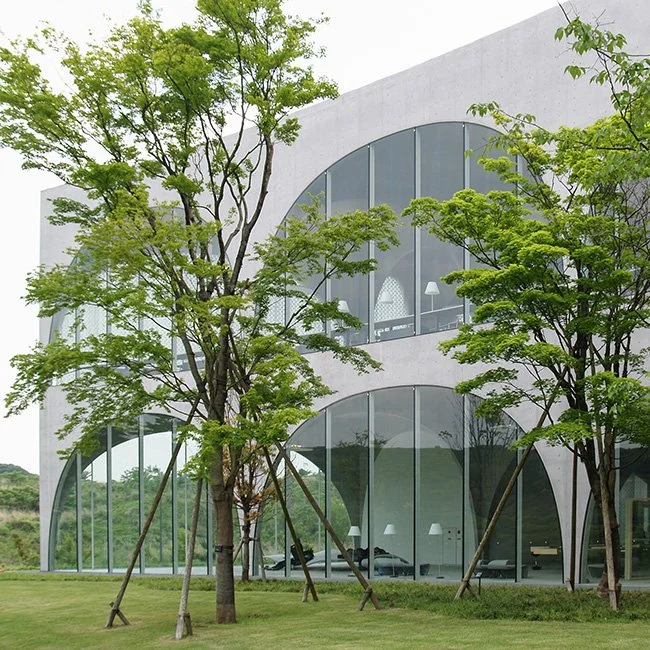Tama Art University Library by Toyo Ito in Tokyo, Japan.