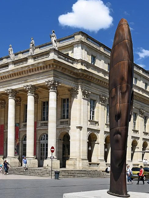 The sculpture Senna by Jaume Plensa in Bordeaux, France (Image by: Hervé Simon)