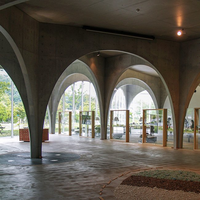 Tama Art University Library by Toyo Ito in Tokyo, Japan.