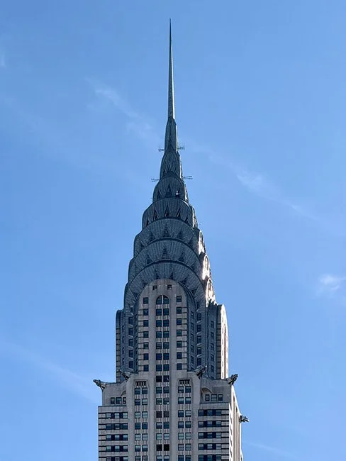 The Chrysler Building by William Van Alen in New York City.