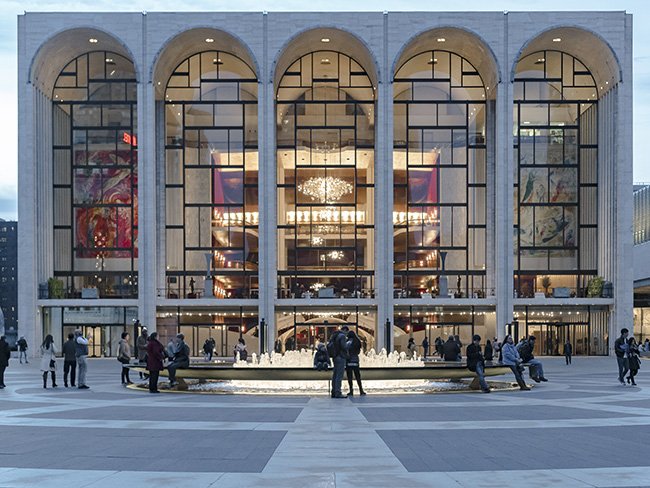 Lincoln Center for the Performing Arts by Wallace Harrison in New York City.
