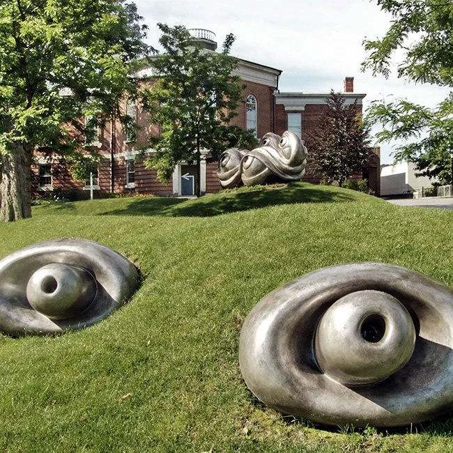 Eyes, created by Louise Bourgeois in Williamstown (Image by Henry Zbyyszynski)