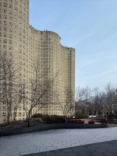 The New York Hall of Science by Wallace Harrison in New York City.