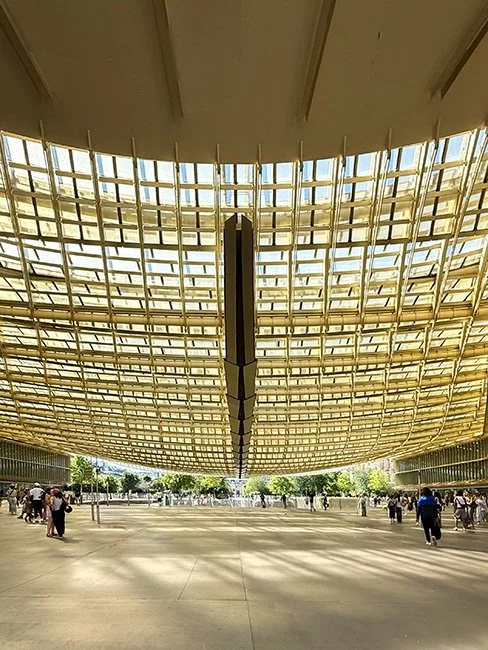 Châtelet–Les Halles, La Canopée des Halles in Paris France.