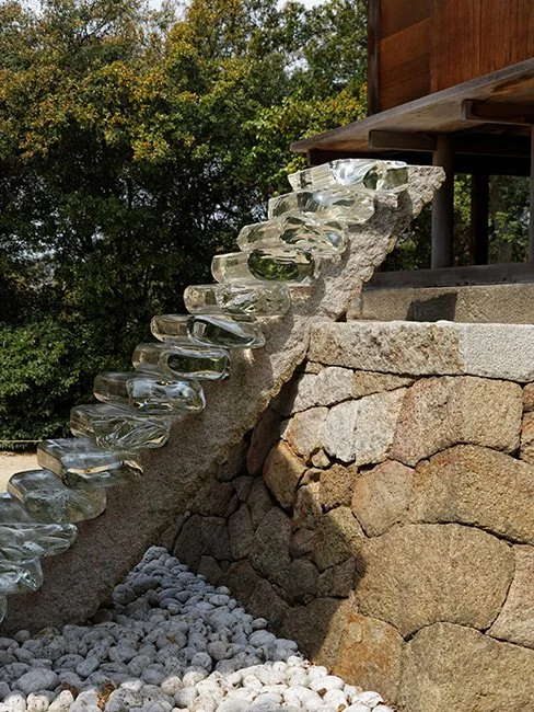 Go'o Shrine by Hiroshi Sugimoto in Naoshima, Japan.
