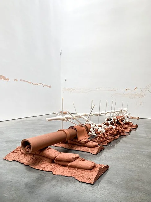 Gladstone Gallery on 21st St, artwork by Matthew Barney.