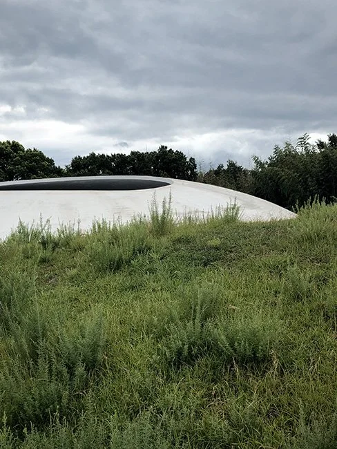 The Teshima Museum by Ryue Nishizawa (SANAA) and Rei Naito in Teshima, Japan.