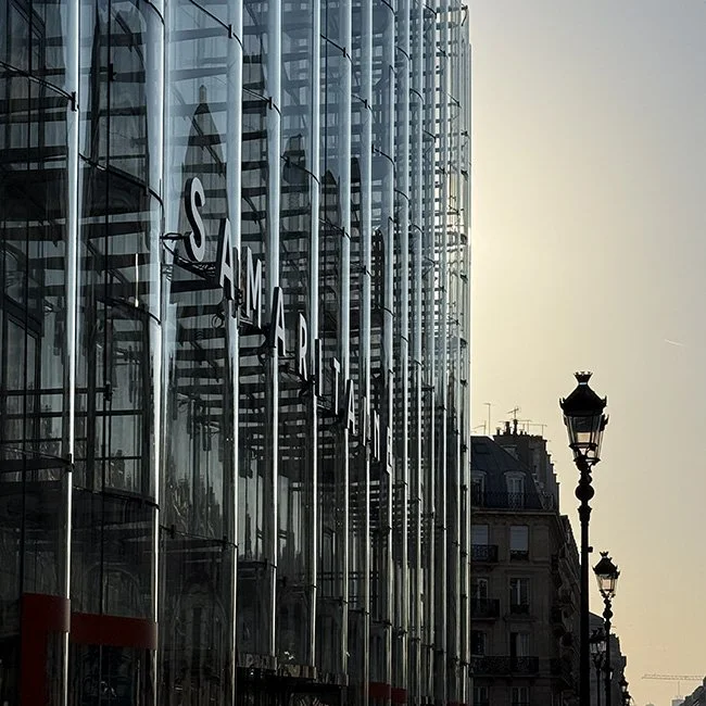 The new addition to Samaritaine by SANAA architects in Paris, France.