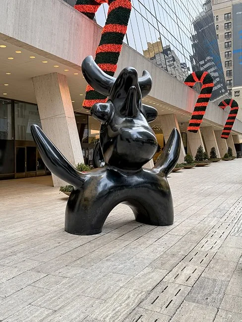 Moonbird by the artist Joan Miro in New York City.