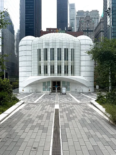 St. Nicholas National Shrine design by architect Santiago Calatrava in New York City.