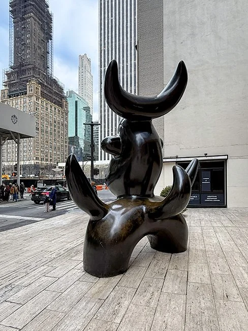 Moonbird by the artist Joan Miro in New York City.