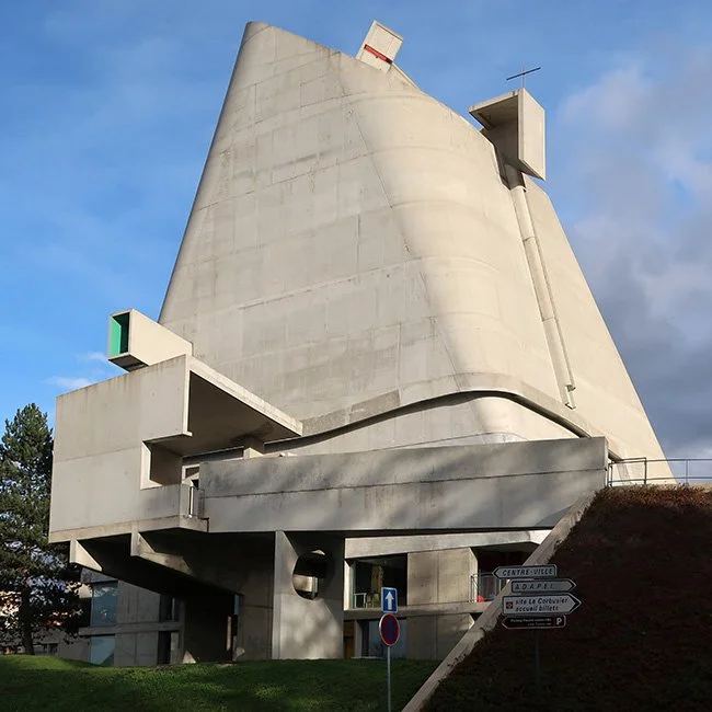 Saint-Pierre by Le Corbusier in Firminy, France. (Image by Fred Romero)