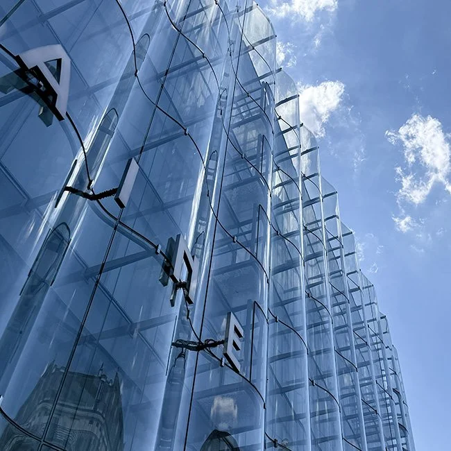 The new addition to Samaritaine by SANAA architects in Paris, France.