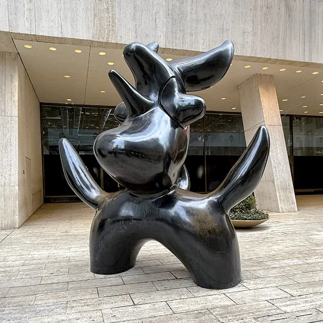Moonbird by artist Joan Miro in New York City.