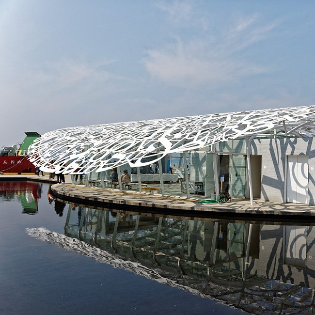 Ogijima's Soul by Jaume Plensa in Japan. (Photo by: Kimon Berlin)