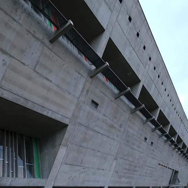 Maison de la Culture by Le Corbusier in Firminy, France. (Image by Fred Romero)