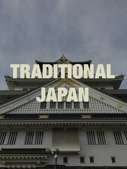 Map of traditional Japanese sites.