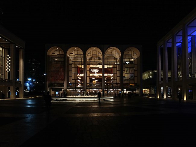 Lincoln Center for the Performing Arts by Wallace Harrison in New York City.