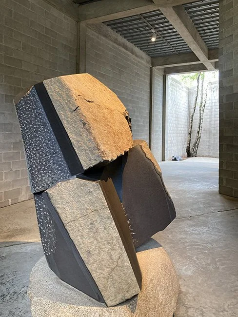 Sculptures at the Noguchi Museum by Isamu Noguchi in New York City.