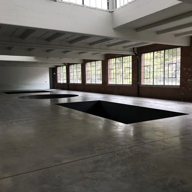 Work of art by Michael Heizer at Dia Beacon.