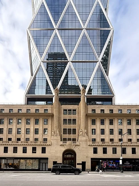 The Hurst Tower by Foster + Partners in New York City.