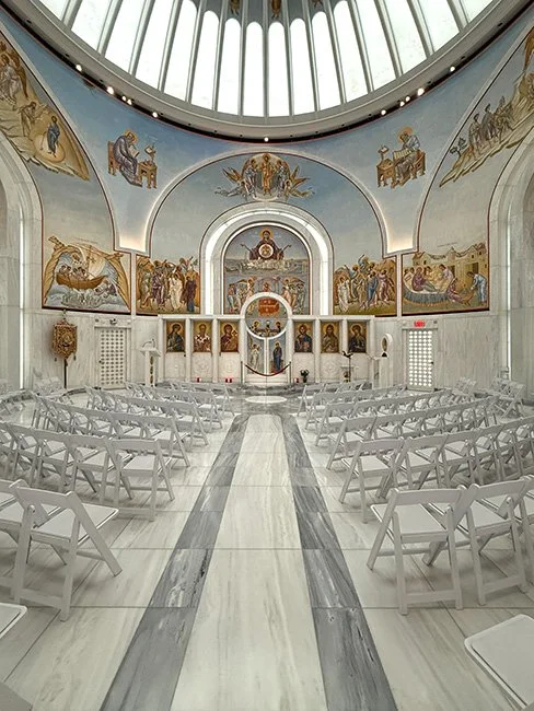 St. Nicholas National Shrine design by architect Santiago Calatrava in New York City.