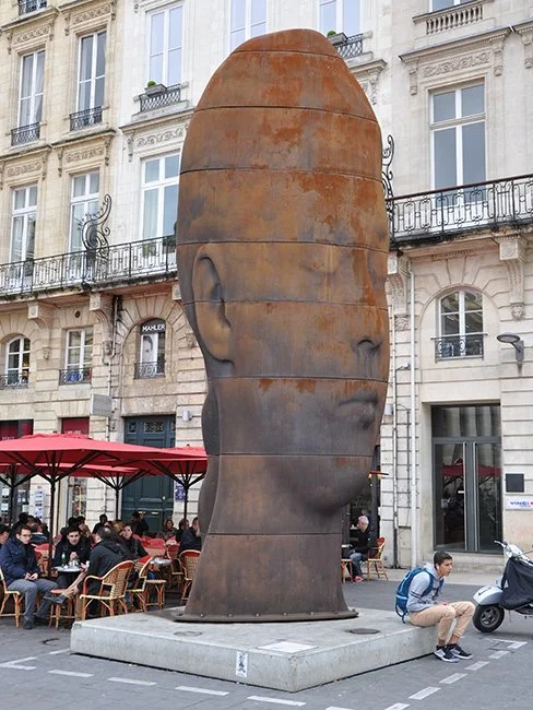 The sculpture Senna by Jaume Plensa in Bordeaux, France (Image by: Josep Bracons)