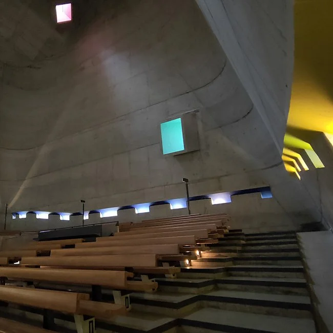 Saint-Pierre by Le Corbusier in Firminy, France. (Image by Fred Romero)