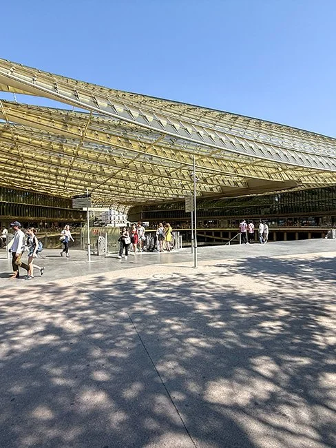 Châtelet–Les Halles, La Canopée des Halles in Paris France.