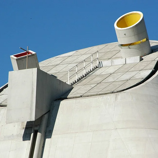 Saint-Pierre by Le Corbusier in Firminy, France. (Image by Richard Well)