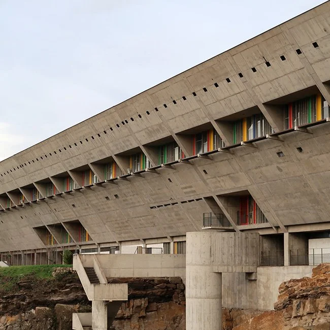 Maison de la Culture by Le Corbusier in Firminy, France. (Image by Fred Romero)