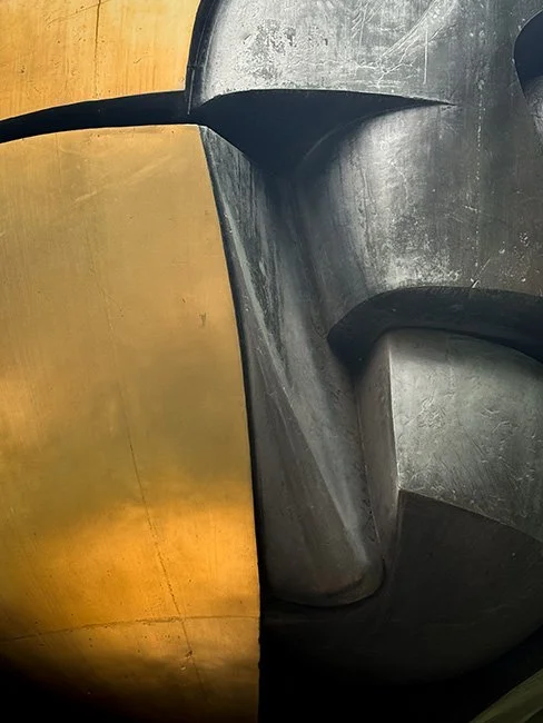 The Sphere by Fritz Koenig at the World Trade Center in New York City.