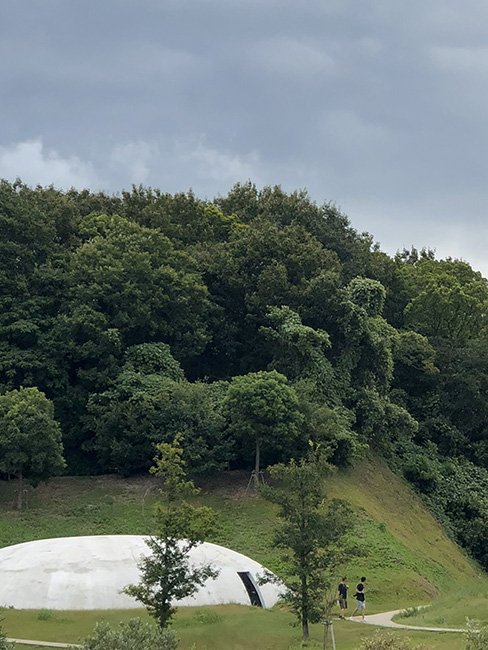 The Teshima Museum by Ryue Nishizawa (SANAA) and Rei Naito in Teshima, Japan.