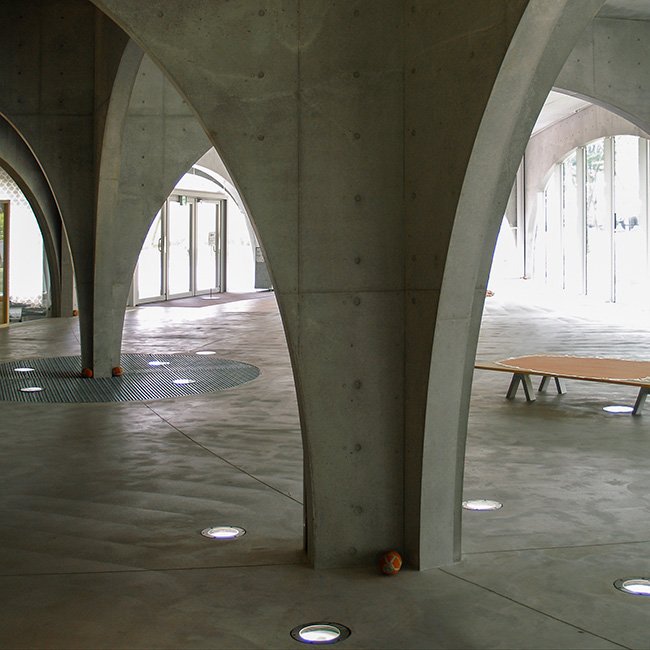 Tama Art University Library by Toyo Ito in Tokyo, Japan.