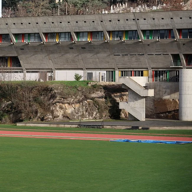 Maison de la Culture by Le Corbusier in Firminy, France. (Image by Fred Romero)
