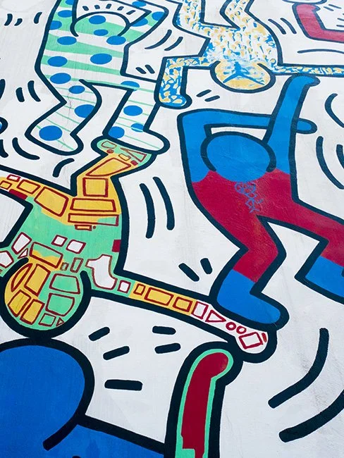 We the Youth by artist Keith Haring in Philadelphia (Image by Molly des Jardin)