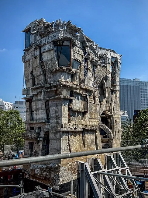 The Arimaston Building by Keisuke Oka in Tokyo, Japan. (Image by Rosa Menkman)