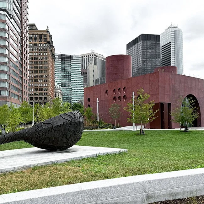 Robert F. Wagner Jr. Park Pavilion by architect Thomas Phifer & Partners in New York City.