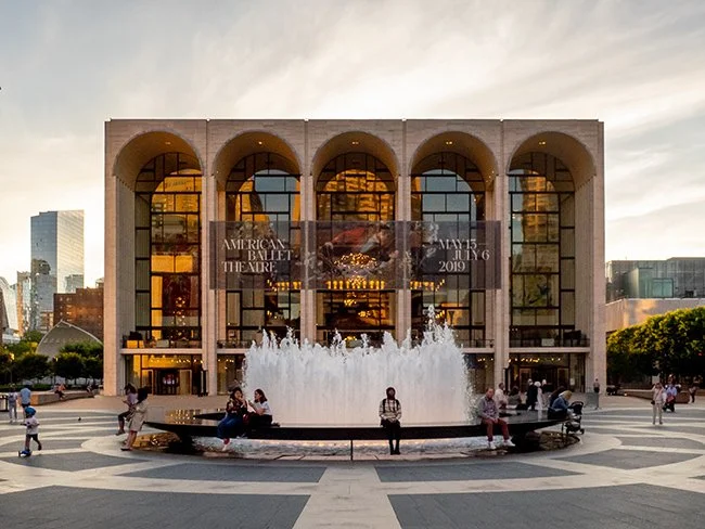 Lincoln Center for the Performing Arts by Wallace Harrison in New York City.