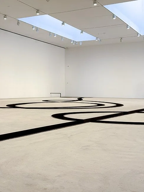 Negative Sculpture by Michael Heizer at Gagosian in New York City.