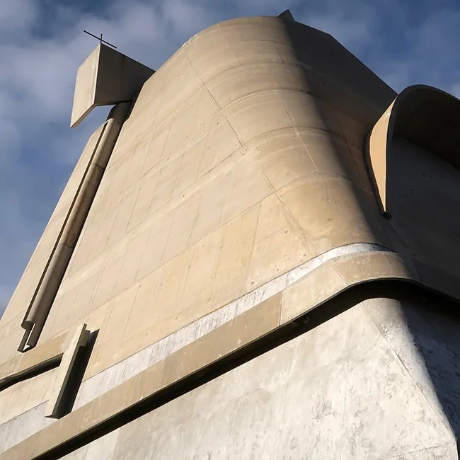 Saint-Pierre by Le Corbusier in Firminy, France. (Image by Fred Romero)