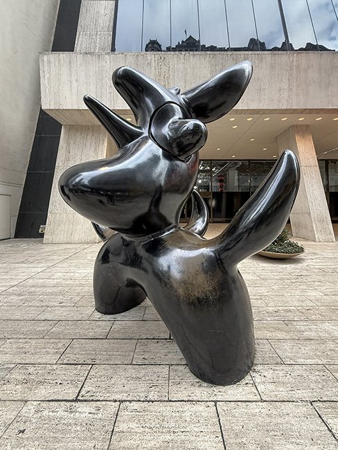 Moonbird by the artist Joan Miro in New York City.