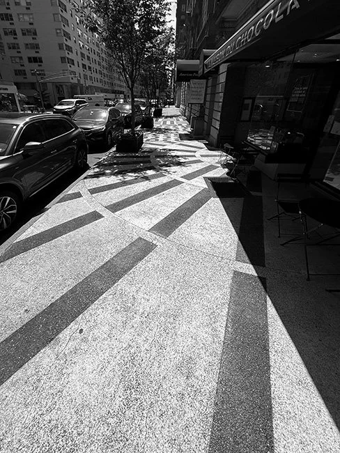 Sidewalk by artist Alexander Calder in New York City.
