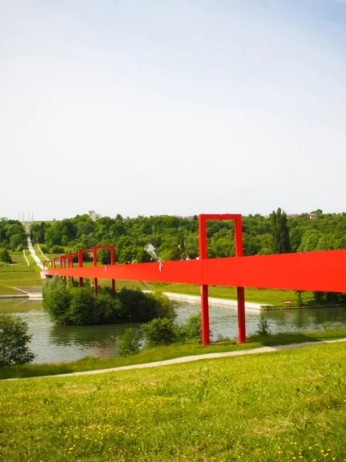 Axe Majeur by artist Dani Karavan, in France. (Photo by Julien Chatelain)