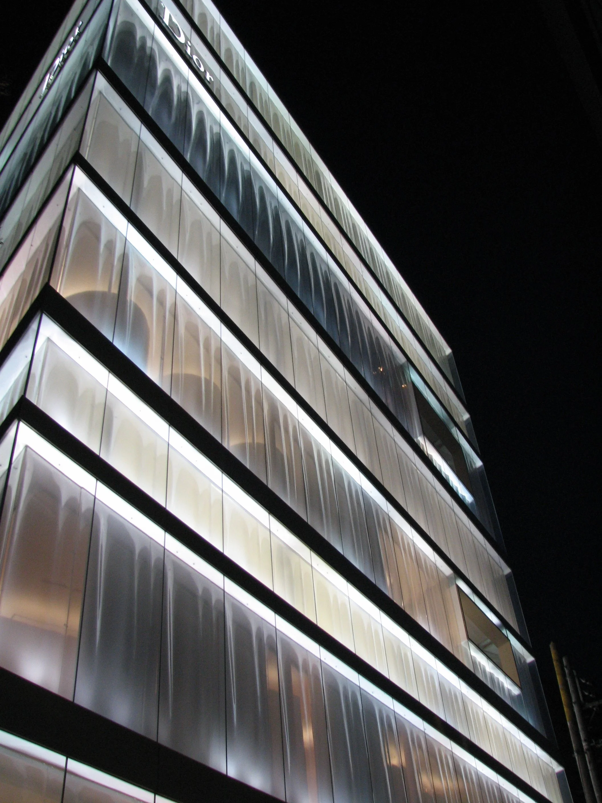 Dior in Omotesando by SANAA architects in Tokyo, Japan image by Nikola Simic.