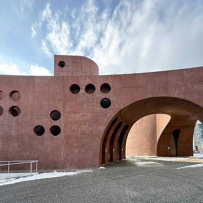 Robert F. Wagner Jr. Park Pavilion by architect Thomas Phifer & Partners in New York City.